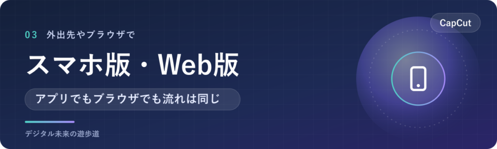 【スマホ版・Web版】自動キャプションのやり方