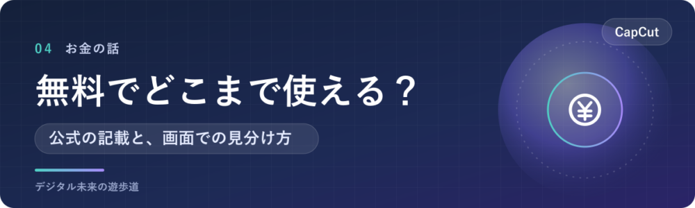 CapCutの自動キャプションは無料？回数の上限と有料版