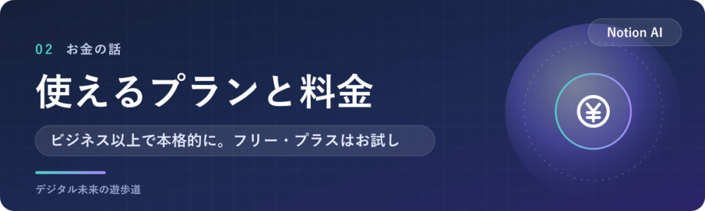 Notion AIの議事録が使えるプランと料金
