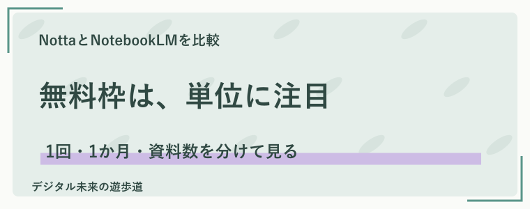 料金と無料枠を比較｜月額だけで選ばない