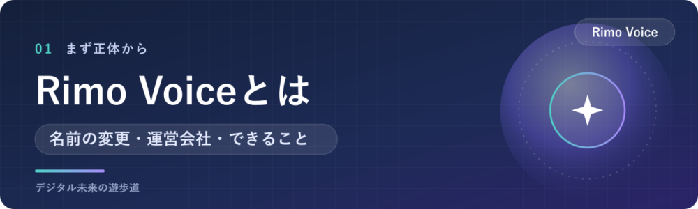 Rimo Voiceとは？「Rimo」に名前が変わったAI議事録